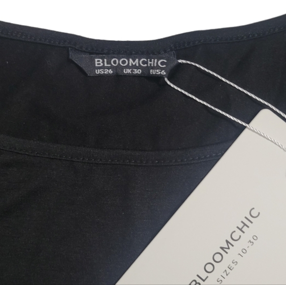 NWT   BloomChic   Woman's   Size 26 (4X)   Top   Green & Black - Picture 3 of 13